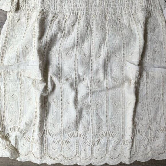 Tularosa Revolve Women's Quinn Mini Dress Off The Shoulder Embroidered Small - Picture 11 of 16